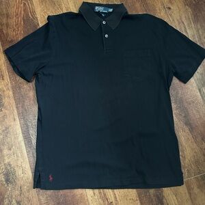 Polo by Ralph Lauren Men's Classic Black Polo Shirt English lisle
